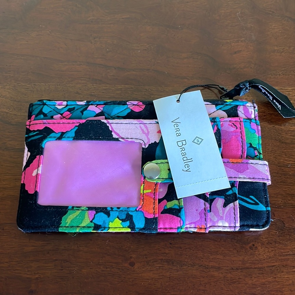 Vera Bradley Ultimate Card Case Hilo Meadow